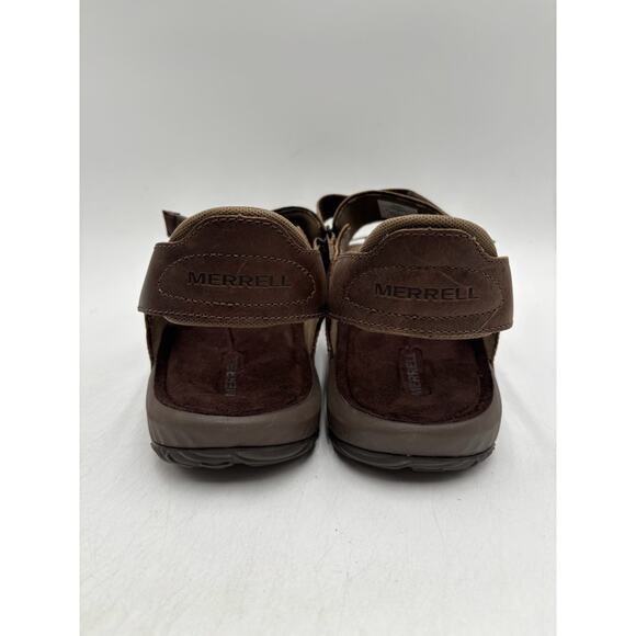 MERRELL TERRANT STRAP J91517 Men's NEW Mesh Sandals Brown US Size 12 NIB - Picture 7 of 11